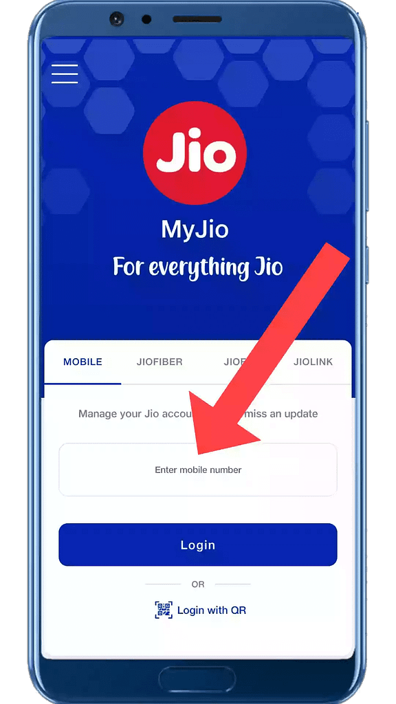Enter Your Mobile Number.