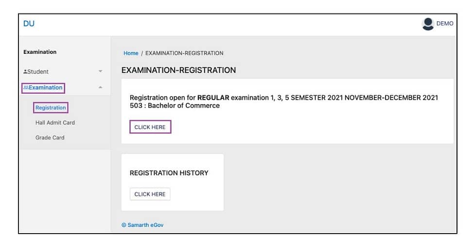 How To Fill Delhi University - DU Examination Form (Regular and Improvement courses) 