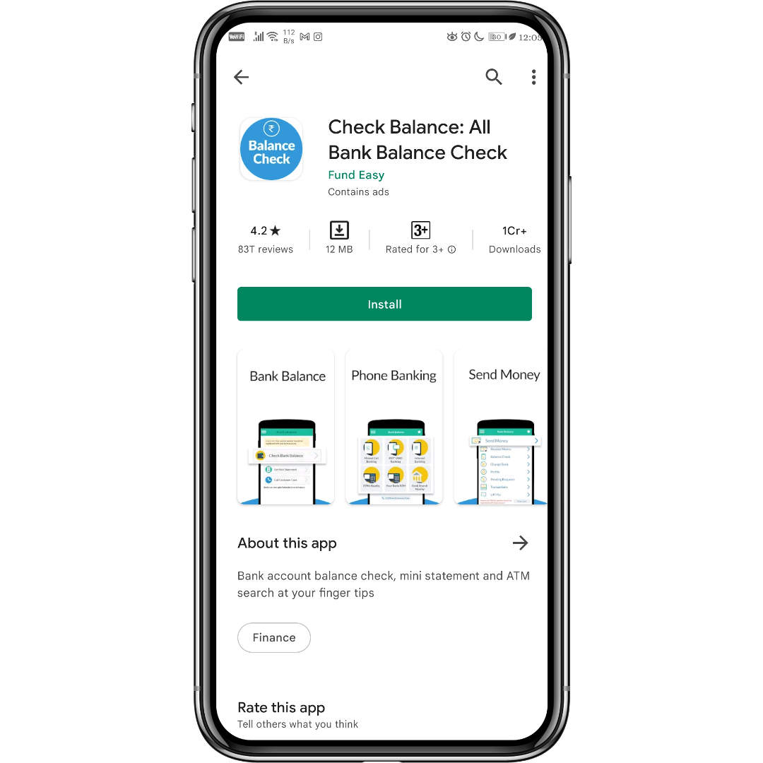 Check Bank Balance online