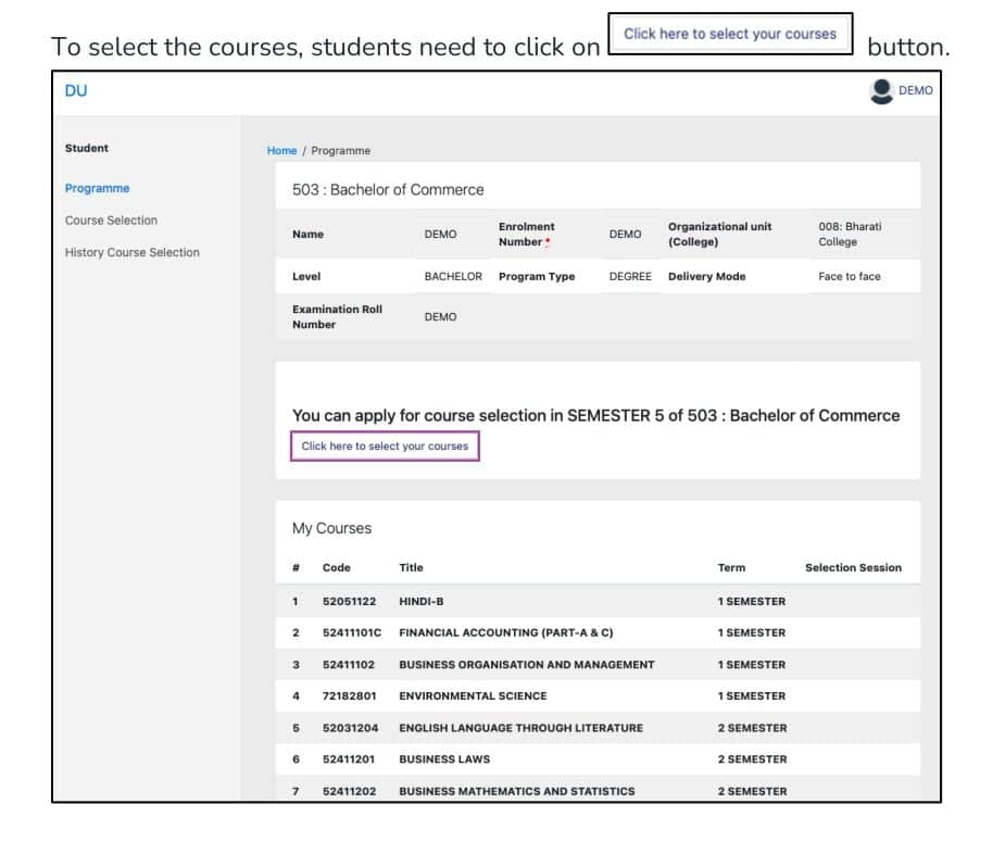 How To Fill Delhi University - DU Examination Form (Regular and Improvement courses)