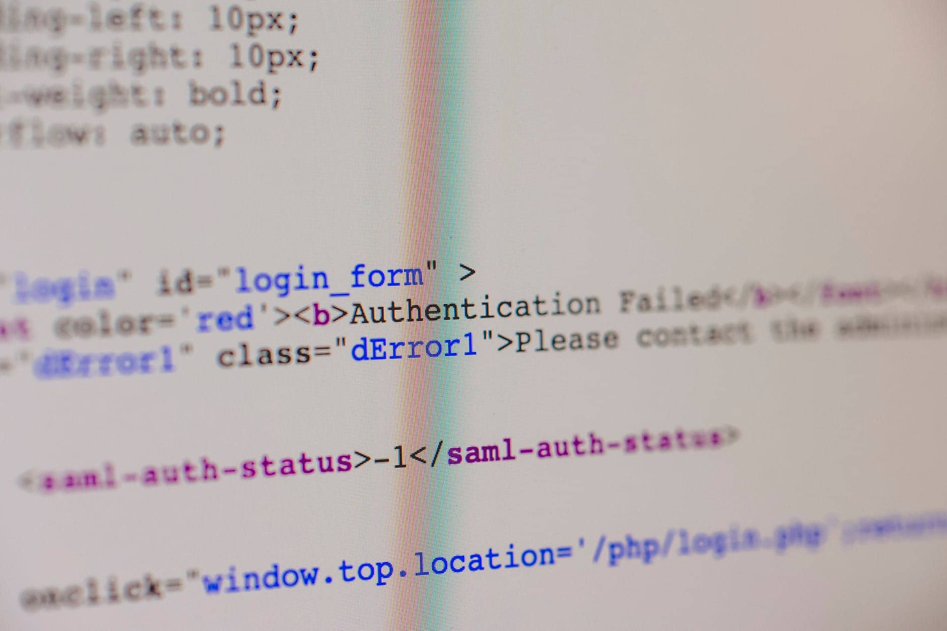 close up photo of computer codes